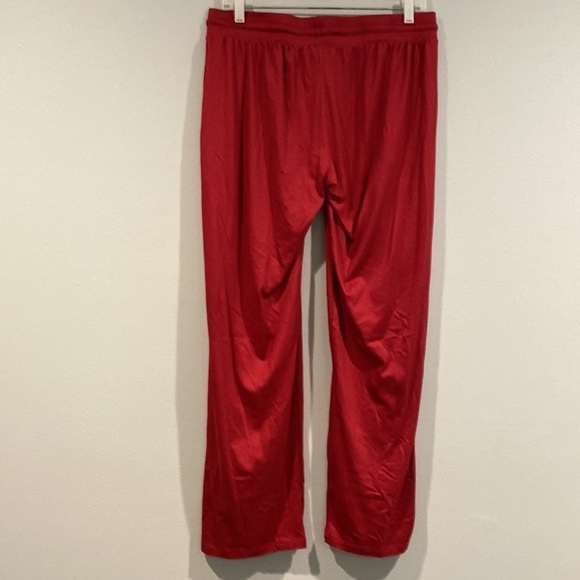 Flora Nikrooz Bright Red Pajama Pants - Elastic Waste - Size Large (10/12) - Picture 4 of 5